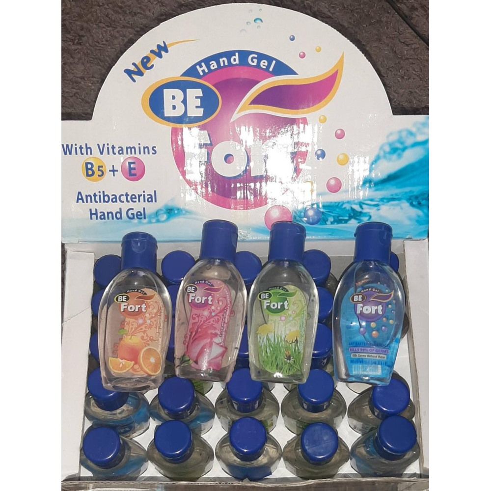 Гелевый антисептик для рук с витамином В5+Е Be Fort 55ml