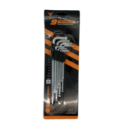Ключи шестигранные Torx (звёздочка) T10-T50, длинные, 9шт