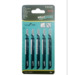 Набір пилочок для електролобзика Whirlpower T119B 5 шт.