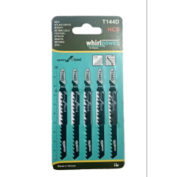Набір пилочок для електролобзика Whirlpower T144D 5 шт.