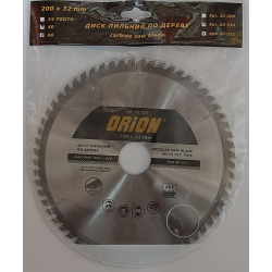 Диск пильний по дереву “ORION“ 200 60Т, 32
