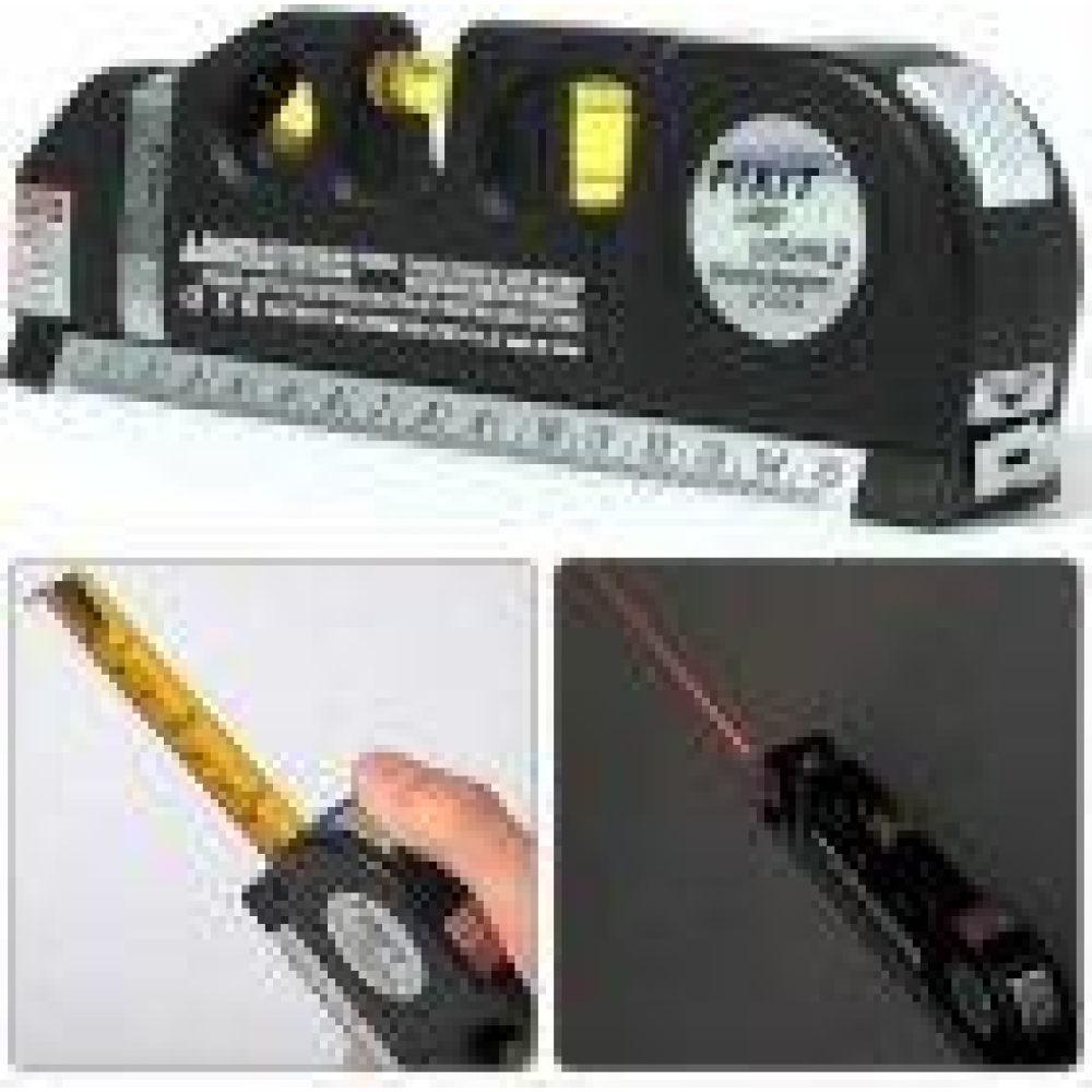 Лазерний рівень Laser Level Pro 3 з вбудованою рулеткою 2.5 м