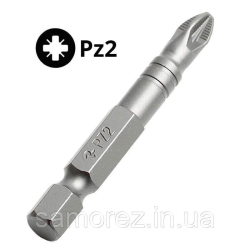 Біти для шуруповерта Pz2 50мм Біти для шуруповерта Pz2 50мм
