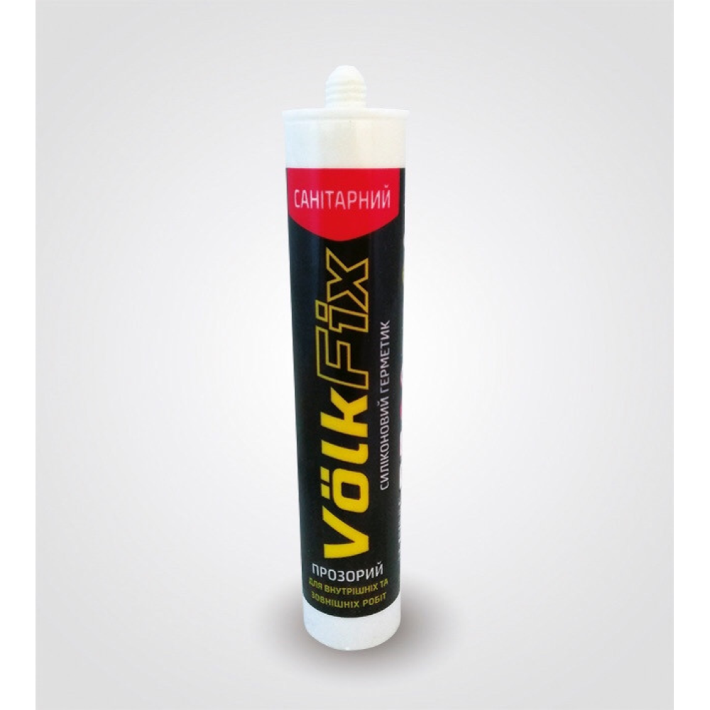 Герметик санітарний прозорий VolkFix (290мл)
