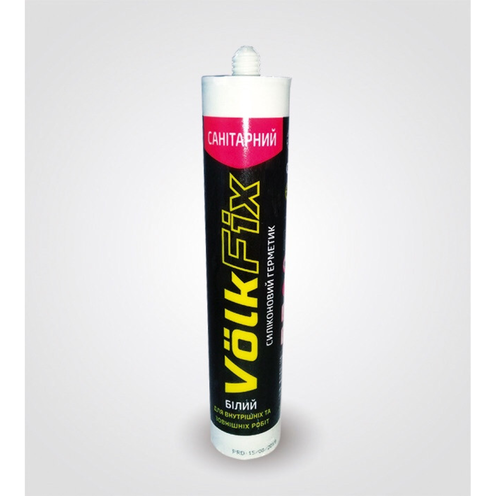 Герметик санітарний білий VolkFix (290мл)