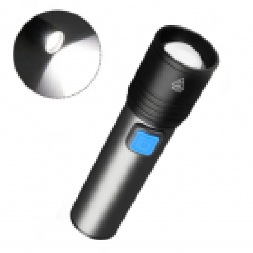 Фонарик аккумуляторный ручной BL K31 USB charge 6811 Карманный аккумуляторный USB ЛЕД фонарик