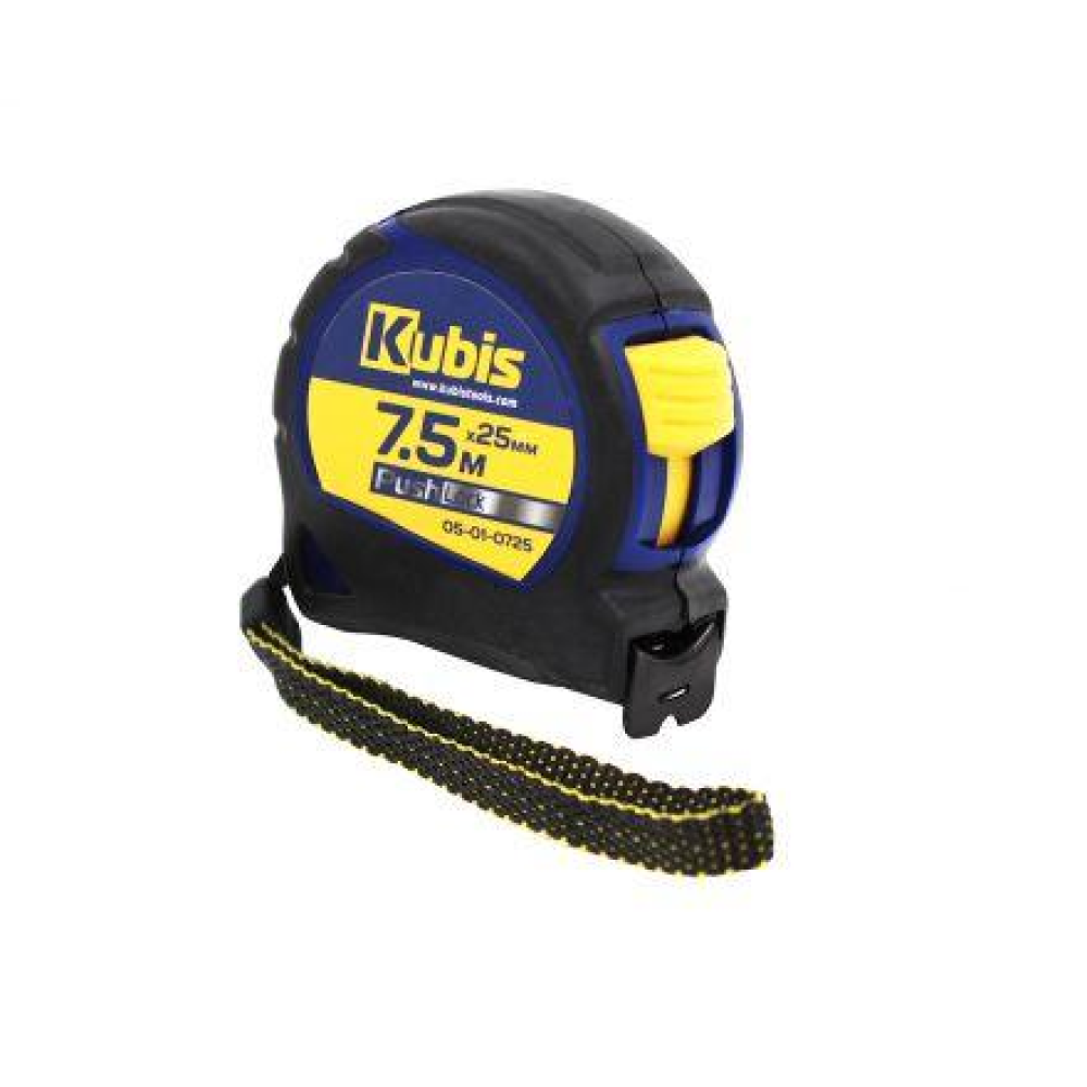 Рулетка вимірювальна PushLock 7.5 м*25 мм