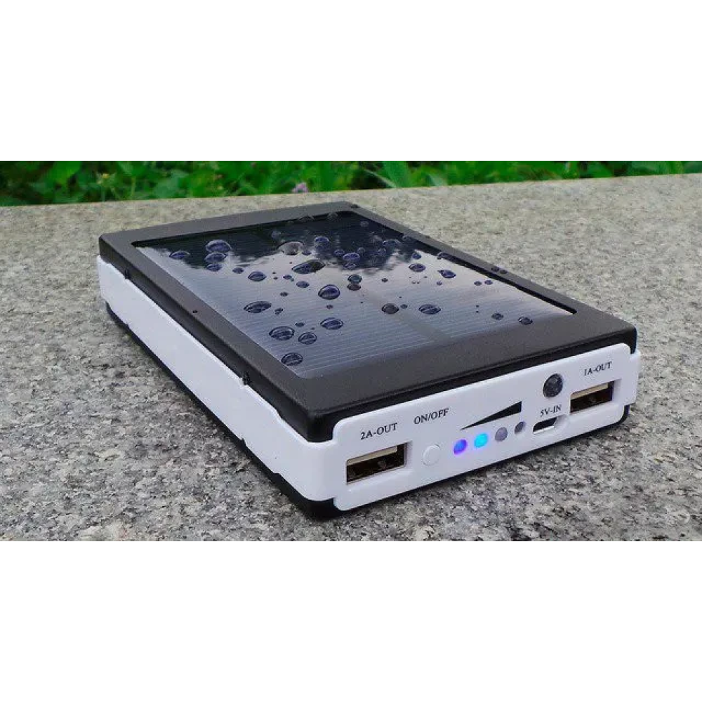 Power Bank Solar 30000 mAh повер банк із сонячною батареєю (15000 mah)
