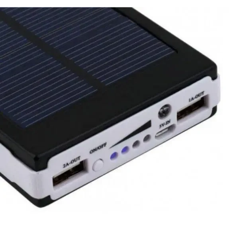 Power Bank Solar 30000 mAh повер банк із сонячною батареєю (15000 mah)