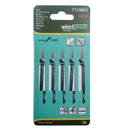 Набір полотен для електролобзика Whirlpower T119BO 5шт