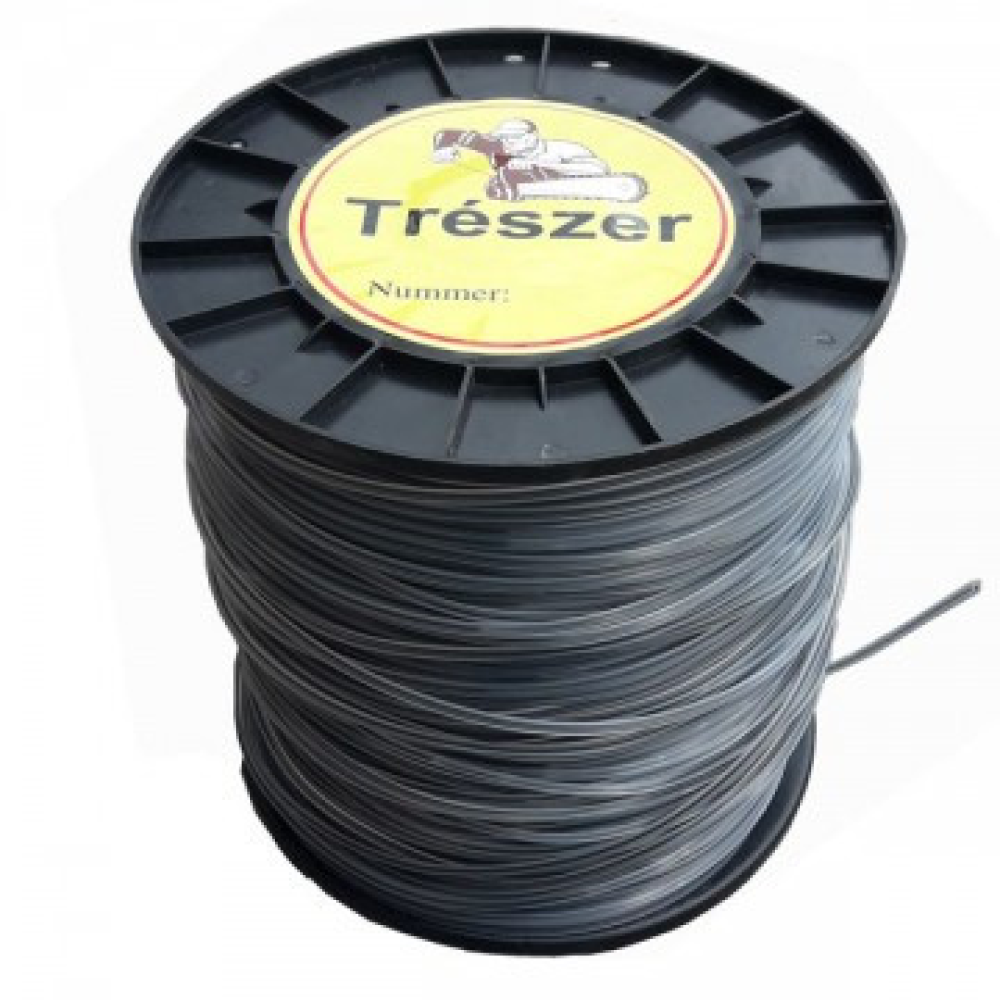 Волосінь для тримера TRÉSZER квадрат армований 2.7 мм, 645 м